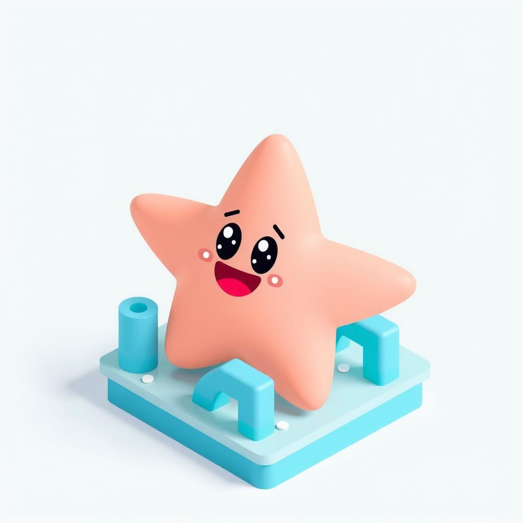 Patrick Star isometric icon example